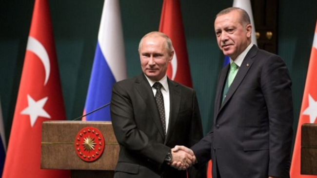 ولادیمیر پوتین برای ملاقات با اردوغان به ترکیه سفر کرد 